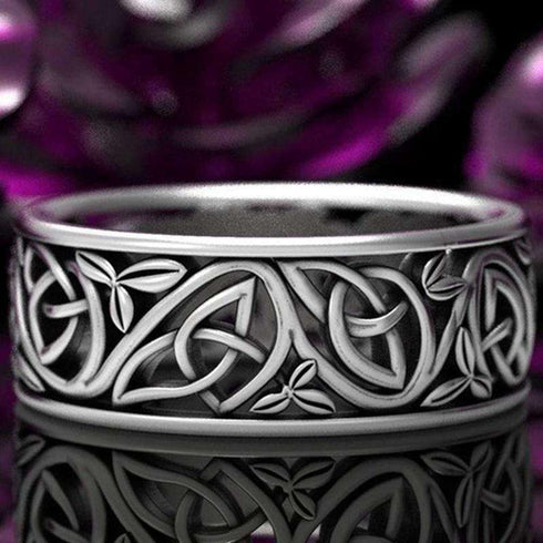 Bague Loup Homme Acier